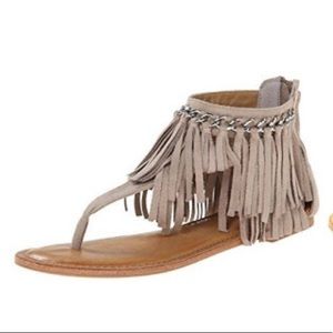 Not rated tassel sandals. EUC